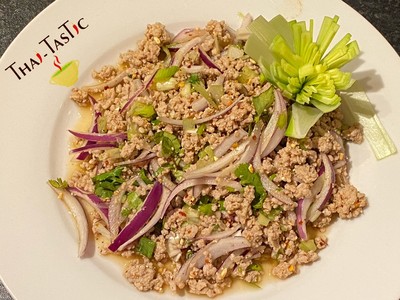 Larb (Spicy Pork and Chicken Salad)
