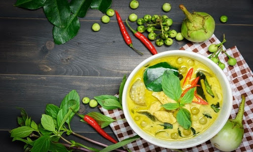 6. Thai Green Curry (Medium spicy)🌶️🌶️
